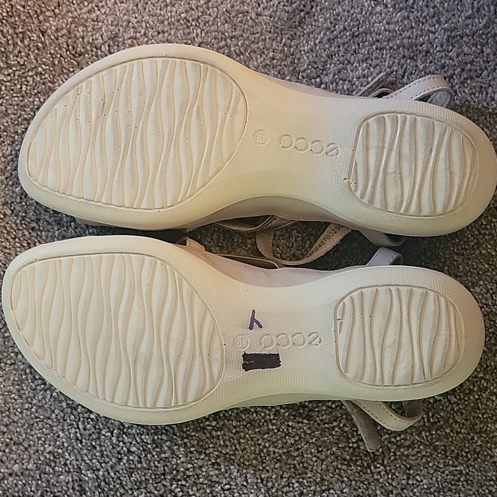 Ecco Leather Sandals 39, 8-8.5 - Picture 8 of 8